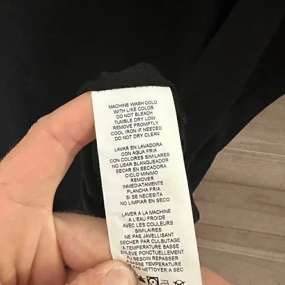 Annalee + Hope Womens Black Sleeveless Shift Stretch Midi Dress Size Large - Picture 7 of 8